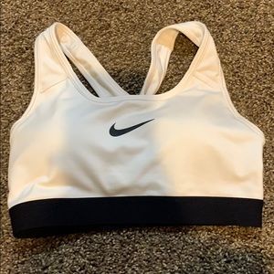 White Nike sports bra!